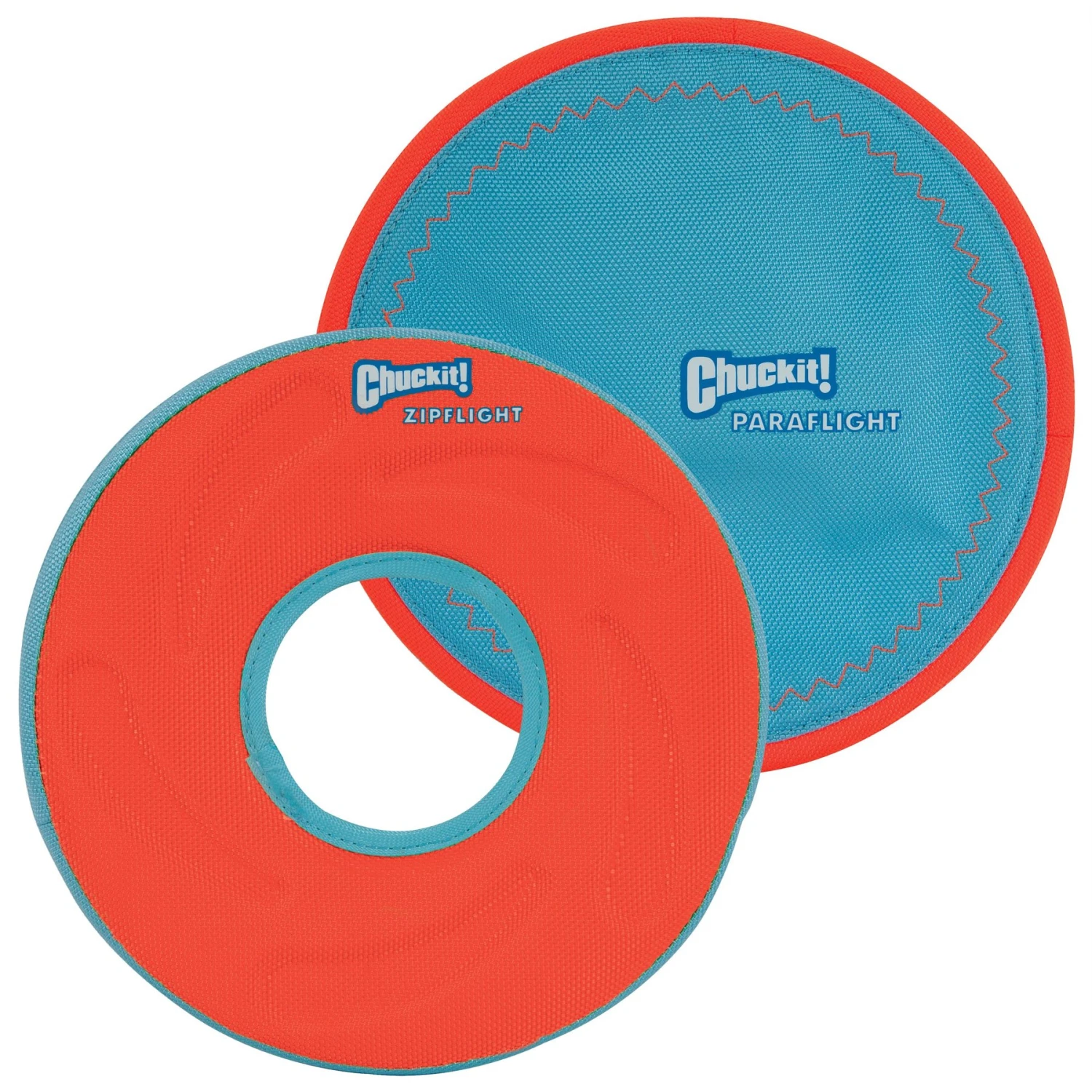 Chuckit! Zipflight Disc Dog Toy, Color Varies & Chuckit! Paraflight Dog Toy 1 Chuckit! Zipflight Disc Dog Toy, Color Varies & Chuckit! Paraflight Dog Toy