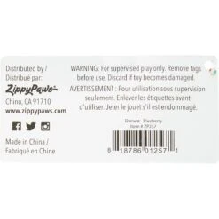 ZippyPaws Donutz Squeaky Plush No Stuffing Dog Toy 10 ZippyPaws Donutz Squeaky Plush No Stuffing Dog Toy -Dog Supply Store 104035 PT3. AC SS1800 V1523637306