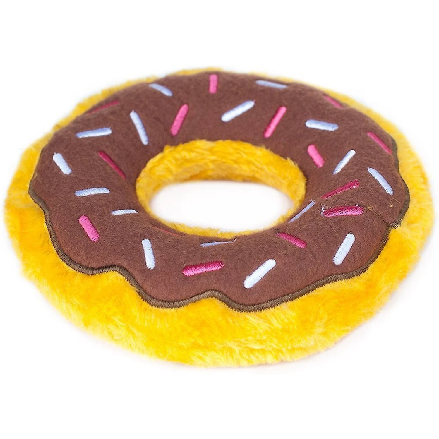 ZippyPaws Donutz Squeaky Plush No Stuffing Dog Toy 5 ZippyPaws Donutz Squeaky Plush No Stuffing Dog Toy - Image 5