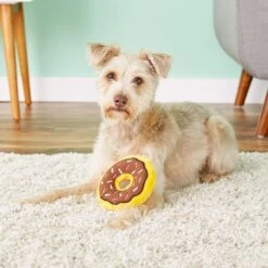 ZippyPaws Mini Donutz Squeaky Plush No Stuffing Dog Toy -Dog Supply Store 104048 PT7. AC SS1800 V1530190575