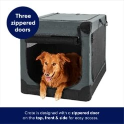 Frisco Indoor & Outdoor 3-Door Collapsible Soft-Sided Dog & Small Pet Crate -Dog Supply Store 105036 PT3. AC SS1800 V1667227999