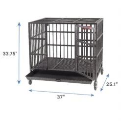 ProSelect Empire Single Door Steel Dog Crate -Dog Supply Store 108600 PT2. AC SS1800 V1569330348