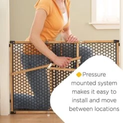 Safety 1st Nature Next Bamboo Pet Gate -Dog Supply Store 109217 PT4. AC SS1800 V1483641250