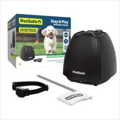 PetSafe Stay & Play Wireless Fence With Replaceable Battery Collar