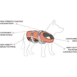 EzyDog Doggy Flotation Device Life Jacket -Dog Supply Store 113953 PT4. AC SS1800 V1556833930