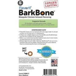 Pet Qwerks Barkbone Mesquite Chicken Flavor Tough Dog Chew Toy -Dog Supply Store 116231 PT8. AC SS1800 V1546033965