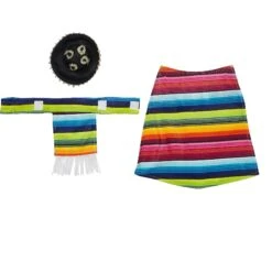Rubie's Costume Company Serape Dog & Cat Costume -Dog Supply Store 117128 PT3. AC SS1800 V1539983908