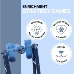 TRIXIE Mad Scientist Turn Around Activity Strategy Game Dog Toy, Level 2 -Dog Supply Store 118935 PT4. AC SS1800 V1686331381