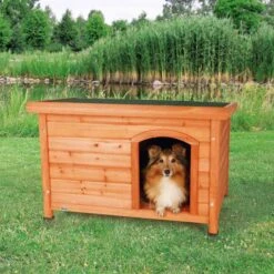 TRIXIE Natura Classic Dog House With Weatherproof Finish, Elevated Floor -Dog Supply Store 118966 PT2. AC SS1800 V1643412424