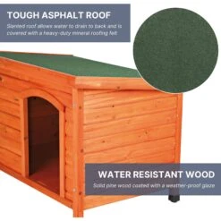 TRIXIE Natura Classic Dog House With Weatherproof Finish, Elevated Floor -Dog Supply Store 118966 PT3. AC SS1800 V1643409423