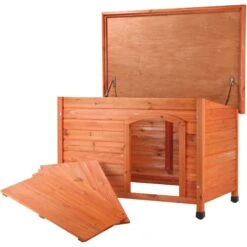 TRIXIE Natura Classic Dog House With Weatherproof Finish, Elevated Floor -Dog Supply Store 118966 PT5. AC SS1800 V1643405935