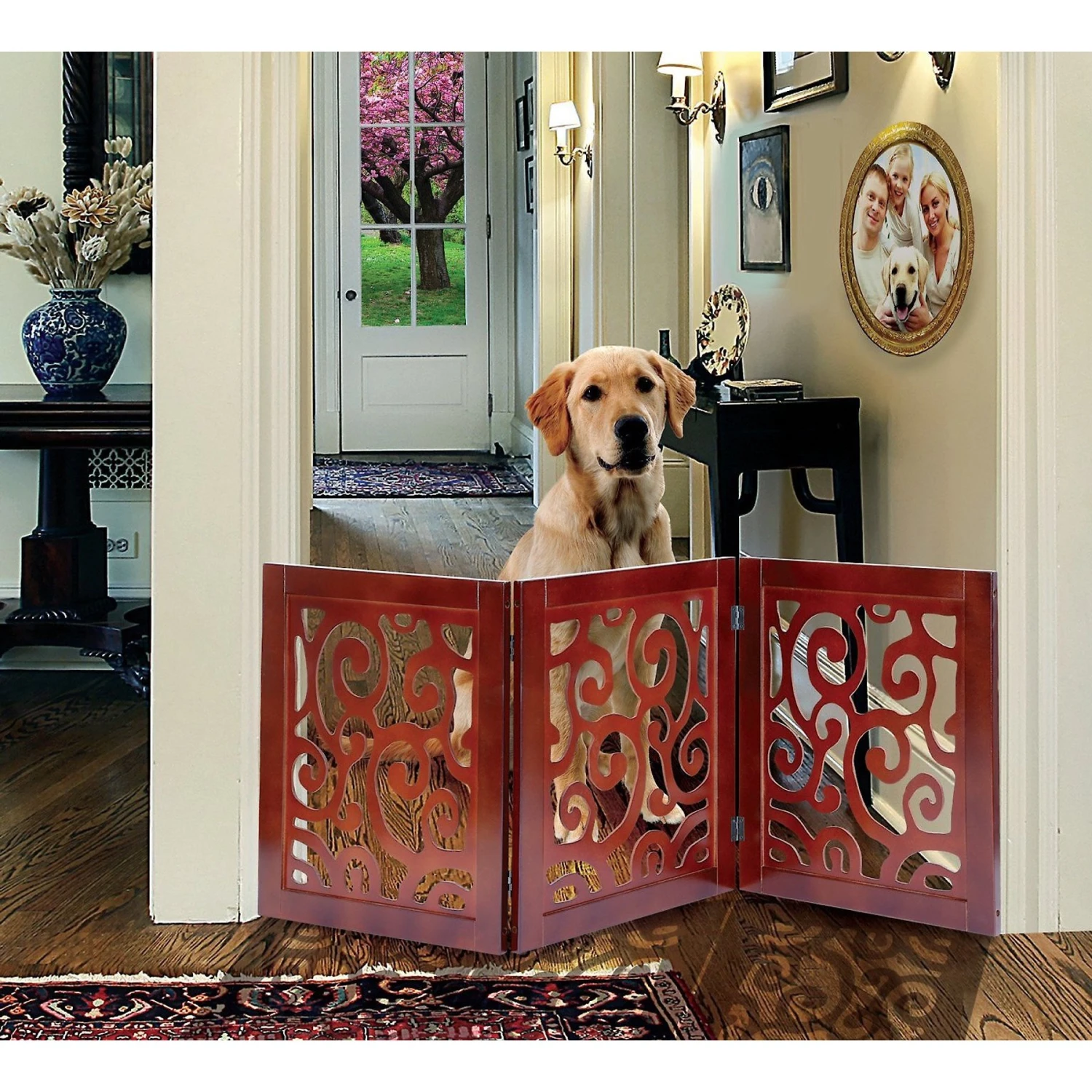 Etna 3 Piece Adjustable Wooden Gate 1 Etna 3 Piece Adjustable Wooden Gate