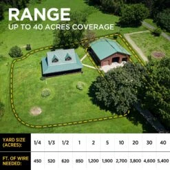 Dogtra E-FENCE 3500 Containment System In-Ground Wired Fence With Rechargeable Wireless Collar -Dog Supply Store 123892 PT6. AC SS1800 V1626190881