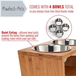 Pawfect Pets Premium Non-Skid Elevated Dog & Cat Bowl 11 Pawfect Pets Premium Non-Skid Elevated Dog & Cat Bowl -Dog Supply Store 127480 PT2. AC SS1800 V1627608991