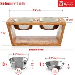 Pawfect Pets Premium Non-Skid Elevated Dog & Cat Bowl 12 Pawfect Pets Premium Non-Skid Elevated Dog & Cat Bowl -Dog Supply Store 127480 PT3. AC SS1800 V1627618337