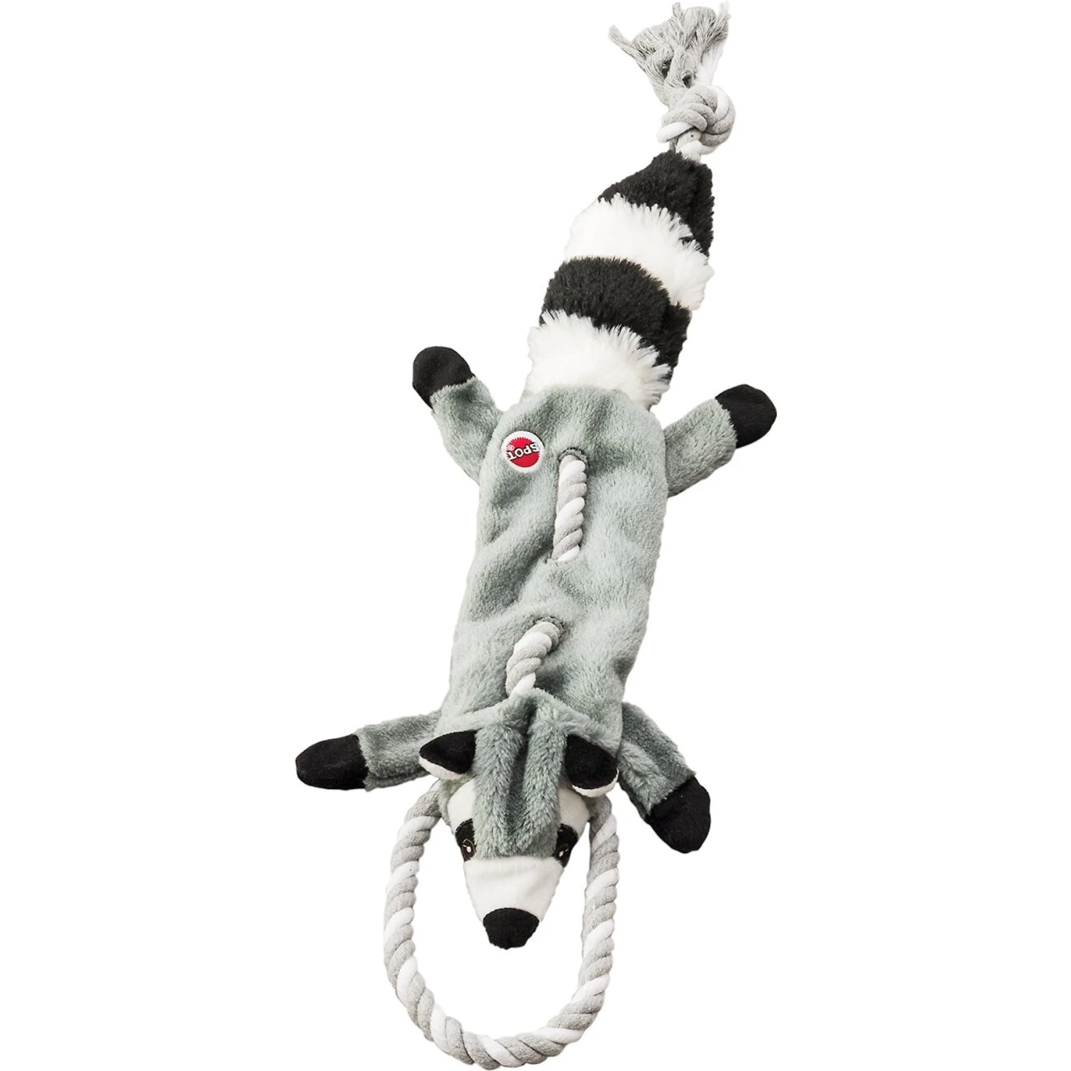 Ethical Pet Mini Skinneeez Tugs Raccoon Stuffing-Free Squeaky Plush Dog Toy 1 Ethical Pet Mini Skinneeez Tugs Raccoon Stuffing-Free Squeaky Plush Dog Toy