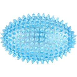 Gnawsome Squeaker Football Dog Toy, Color Varies