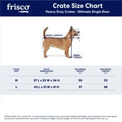 Frisco Ultimate Heavy Duty Steel Metal Single Door Dog Crate -Dog Supply Store 141213 PT2. AC SS1800 V1667229026