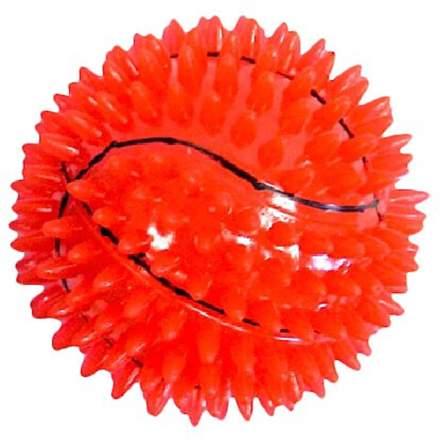 Gnawsome Squeak & Light LED Basketball Dog Toy, Color Varies 4 Gnawsome Squeak & Light LED Basketball Dog Toy, Color Varies - Image 4