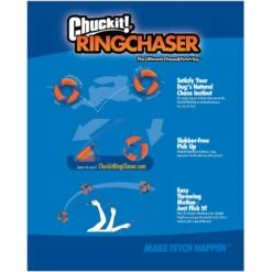 Chuckit! Ultra Ring Fetch Dog Toy -Dog Supply Store 145395 PT7. AC SS1800 V1550244796