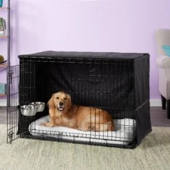 MidWest ICrate Double Door Collapsible Wire Dog Crate Kit -Dog Supply Store 150532 PT4. AC SS1800 V1562185354
