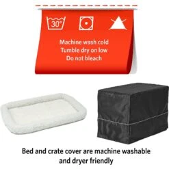 MidWest ICrate Double Door Collapsible Wire Dog Crate Kit -Dog Supply Store 150532 PT7. AC SS1800 V1562185416