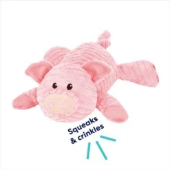 Frisco Corduroy Plush Squeaking Pig Dog Toy 8 Frisco Corduroy Plush Squeaking Pig Dog Toy -Dog Supply Store 152832 PT2. AC SS1800 V1692020044
