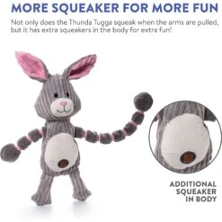 Charming Pet Thunda Tugga Bunny Squeaky Plush Dog Toy 11 Charming Pet Thunda Tugga Bunny Squeaky Plush Dog Toy -Dog Supply Store 155143 PT8. AC SS1800 V1594680378