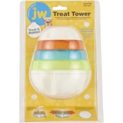 JW Pet Treat Tower Dog Toy -Dog Supply Store 156362 PT7. AC SS1800 V1558557880