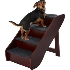 Frisco Deluxe Foldable Wooden Carpeted Cat & Dog Stairs -Dog Supply Store 156781 PT4. AC SS1800 V1569621467