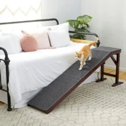 Frisco Deluxe Wooden Carpeted Cat & Dog Ramp -Dog Supply Store 156784 PT4. AC SS1800 V1579102085