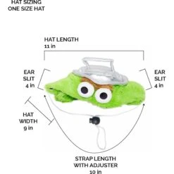 Pet Krewe Sesame Street Oscar The Grouch Dog & Cat Costume -Dog Supply Store 157703 PT5. AC SS1800 V1599275196