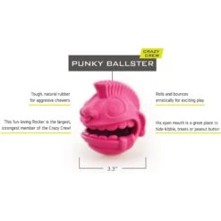 Hyper Pet Crazy Crew Punky Ballster Treat Dispenser Dog Toy -Dog Supply Store 158502 PT3. AC SS1800 V1548794846