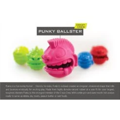 Hyper Pet Crazy Crew Punky Ballster Treat Dispenser Dog Toy -Dog Supply Store 158502 PT4. AC SS1800 V1551112923