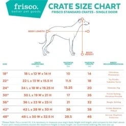 Frisco Fold & Carry Single Door Collapsible Wire Dog Crate -Dog Supply Store 160808 PT2. AC SS1800 V1568641021