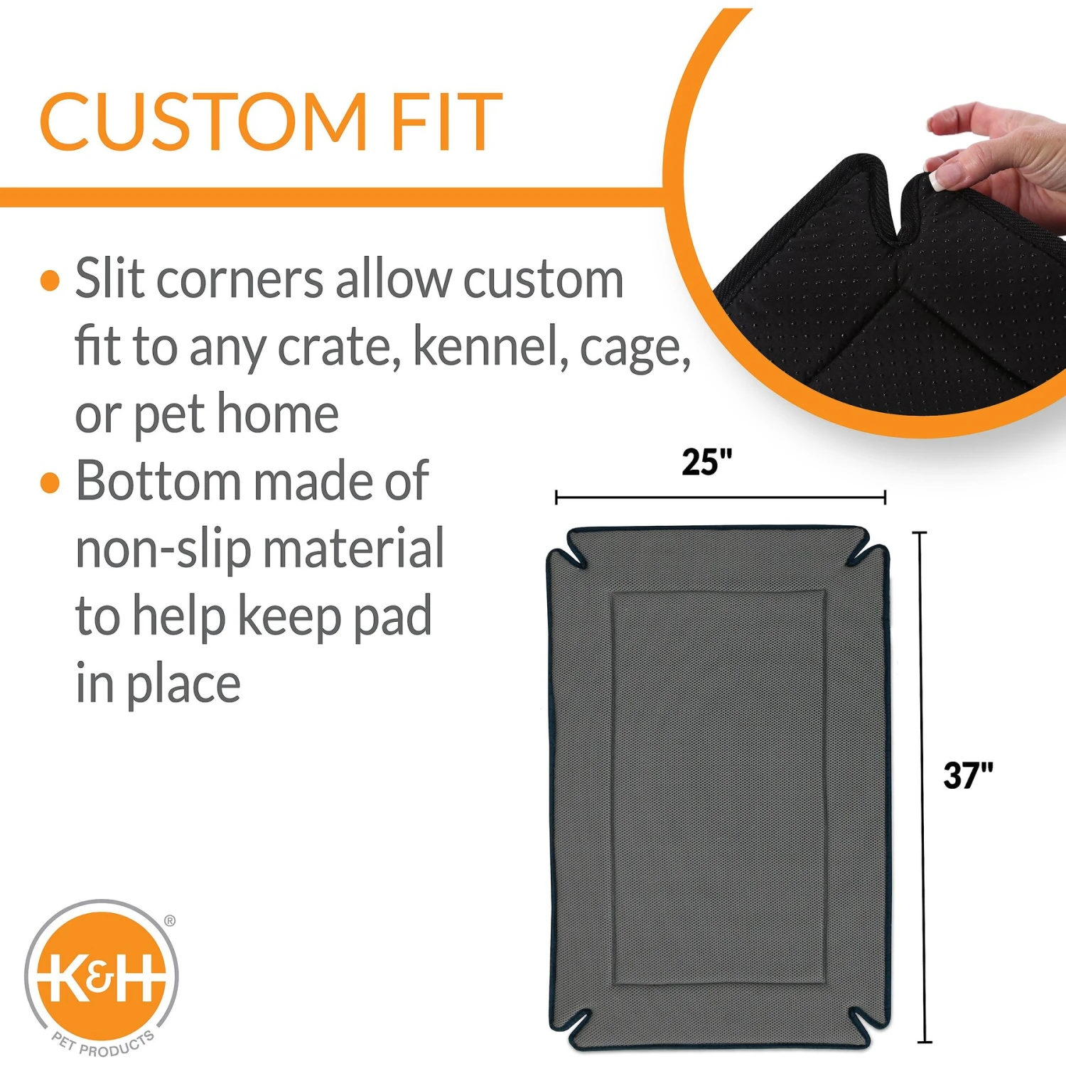 K&H Pet Products Odor-Control Dog Crate Pad 3 K&H Pet Products Odor-Control Dog Crate Pad - Image 3