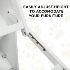 Arf Pets Foldable Dog & Cat Stairs, White -Dog Supply Store 173273 PT6. AC SS1800 V1569551084