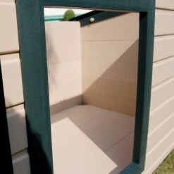 New Age Pet ECOFLEX Rustic Lodge Style Outdoor Dog House -Dog Supply Store 175311 PT2. AC SS1800 V1563893519