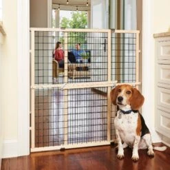 MyPet Extra Tall Wide Wire Mesh Dog Gate -Dog Supply Store 178460 PT2. AC SS1800 V1569026903