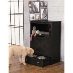 ZooVilla Windsor Elevated Dog & Cat Bowls & Storage -Dog Supply Store 178538 PT8. AC SS1800 V1563298710