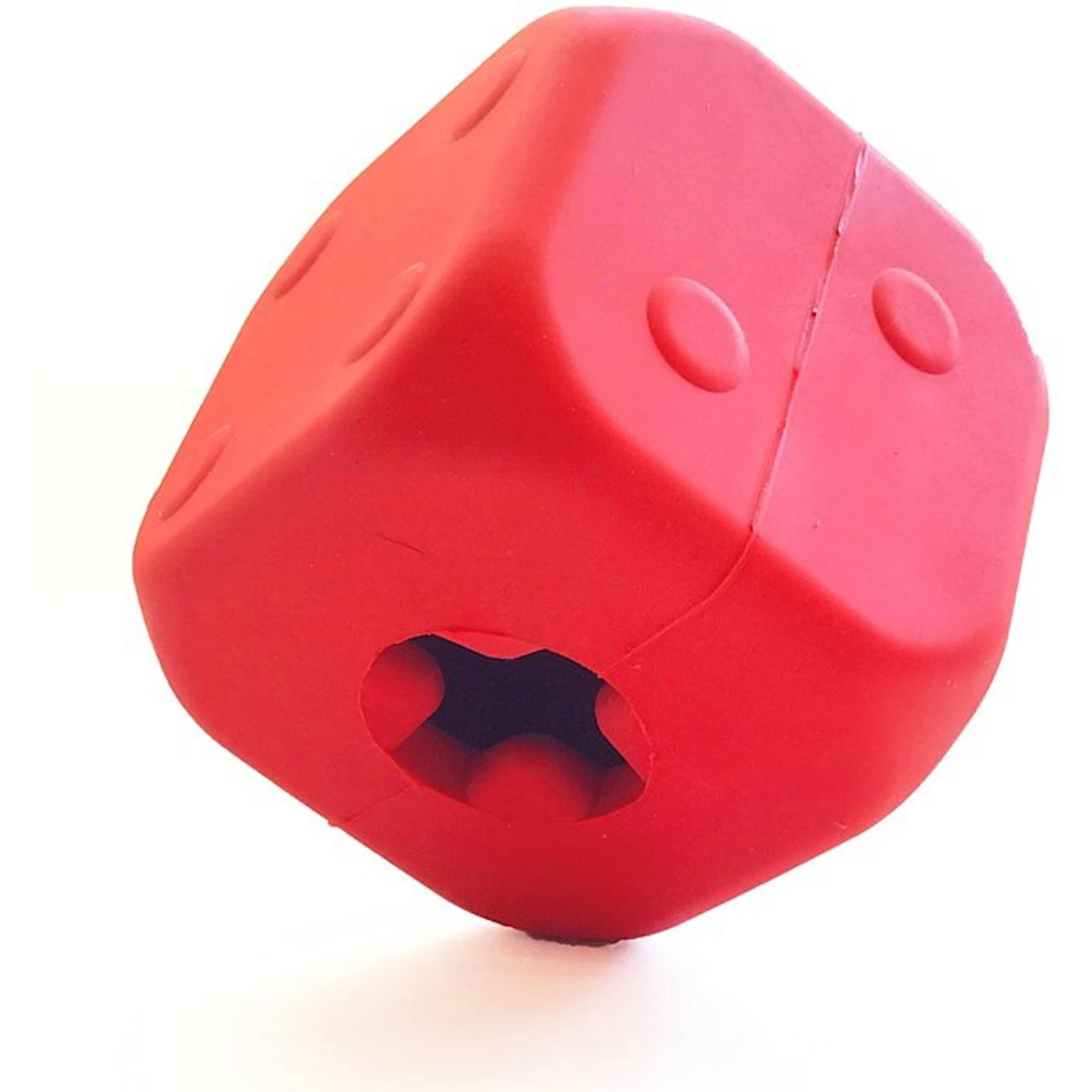 MuttsKickButt Roll Of The Dice Treat Dispensing Tough Dog Chew Toy 3 MuttsKickButt Roll Of The Dice Treat Dispensing Tough Dog Chew Toy - Image 3