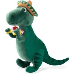 Pet Shop By Fringe Studio Cha-Cha T-Mex Rex Squeaky Plush Dog Toy