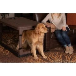 Pet Gear The Other Door 4-Door Collapsible Wire Dog Crate & Pad, Chocolate -Dog Supply Store 185870 pt2. AC SS1800 V1565018242