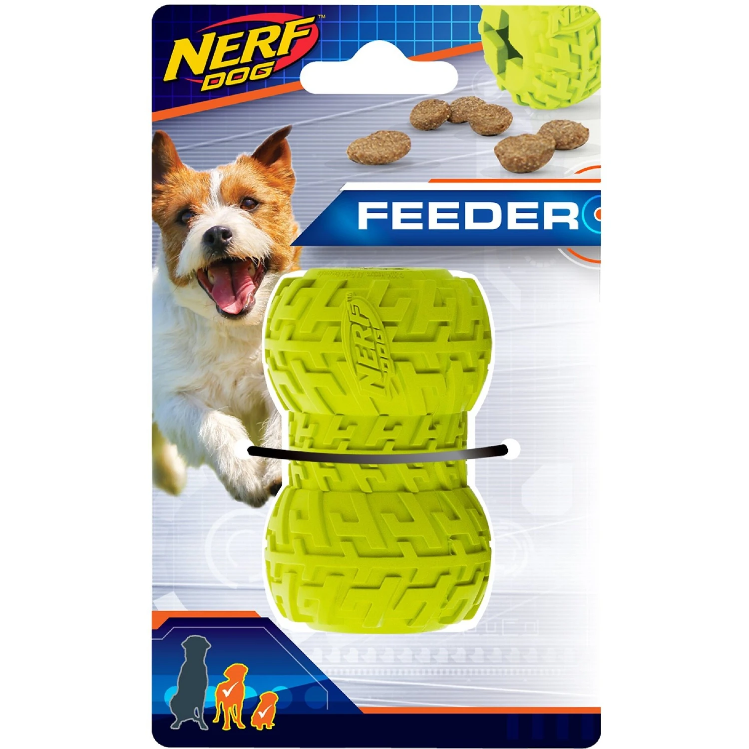 Nerf Dog Tire Feeder Dog Toy, 2.75-in 1 Nerf Dog Tire Feeder Dog Toy, 2.75-in