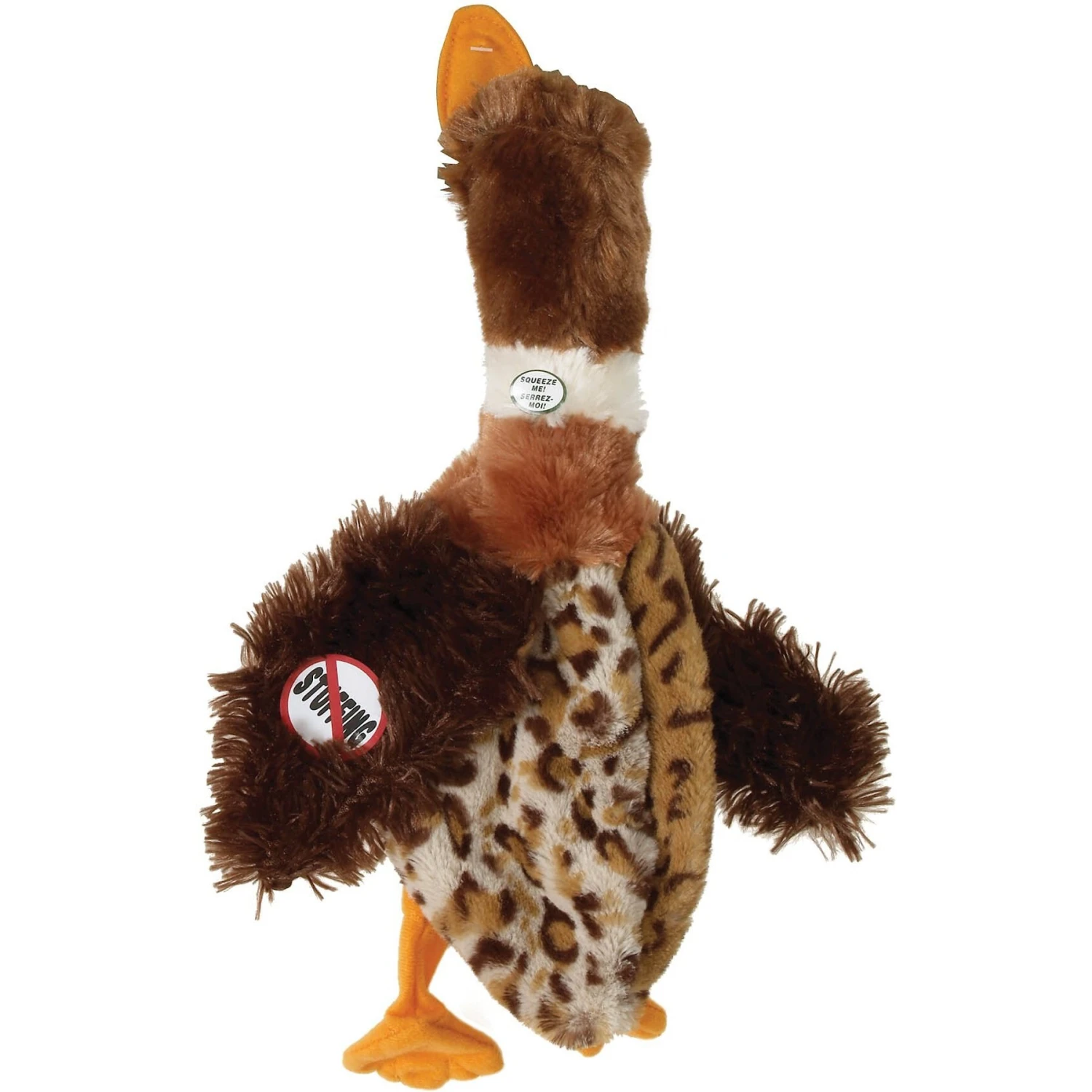 Ethical Pet Skinneeez Mallard Duck Stuffing-Free Squeaky Plush Dog Toy, Color Varies 4 Ethical Pet Skinneeez Mallard Duck Stuffing-Free Squeaky Plush Dog Toy, Color Varies - Image 4
