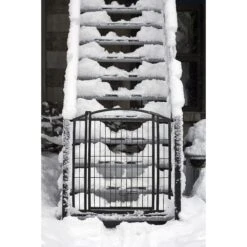 Carlson Pet Products Weatherproof Outdoor Walk-Thru Dog Gate, Black -Dog Supply Store 192017 PT2. AC SS1800 V1572018188