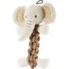 Petique Eco Pet Elephant Squeaky Hemp Dog Toy