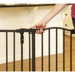 North States 3-in-1 Arched Metal Superyard Dog Gate, Bronze -Dog Supply Store 200615 PT4. AC SS1800 V1569015857