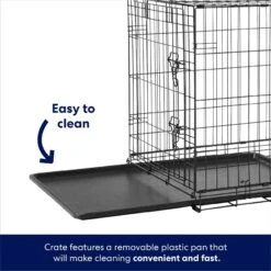 Frisco Fold & Carry Single Door Collapsible Wire Dog Crate & Mat Kit -Dog Supply Store 212620 PT4. AC SS1800 V1667228975