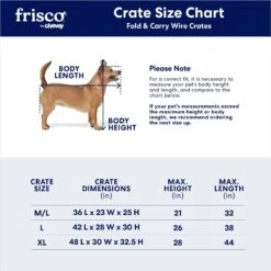 Frisco Fold & Carry Double Door Collapsible Wire Dog Crate & Mat Kit -Dog Supply Store 212633 PT2. AC SS1800 V1667228755